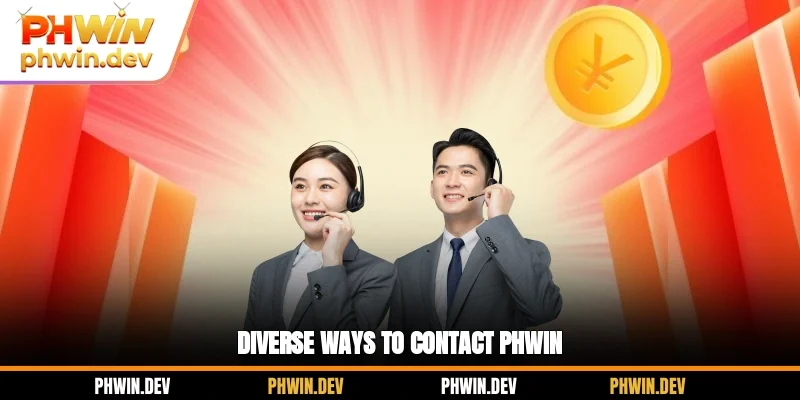 Diverse ways to contact PHWin
