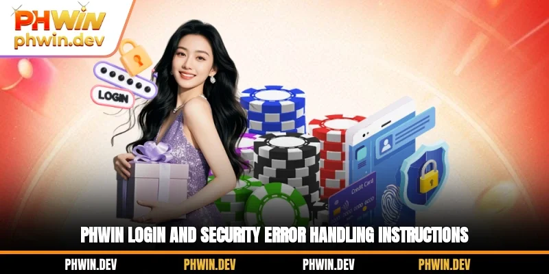 PHWIN login and security error handling instructions