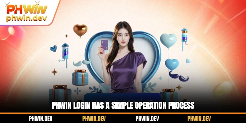 PHWIN login has a simple operation process