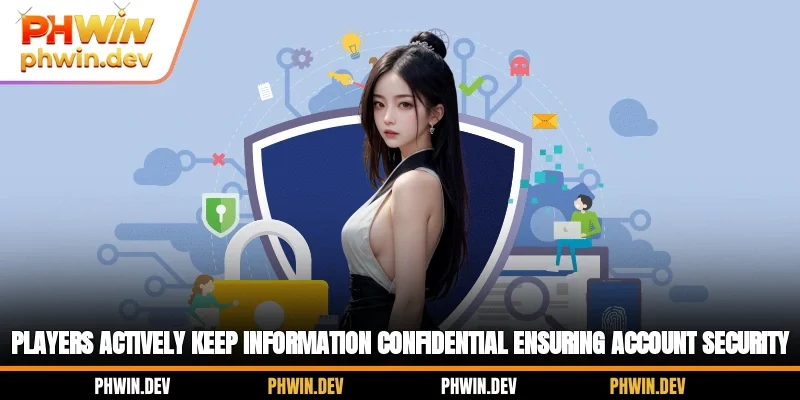 Players actively keep information confidential, ensuring account security