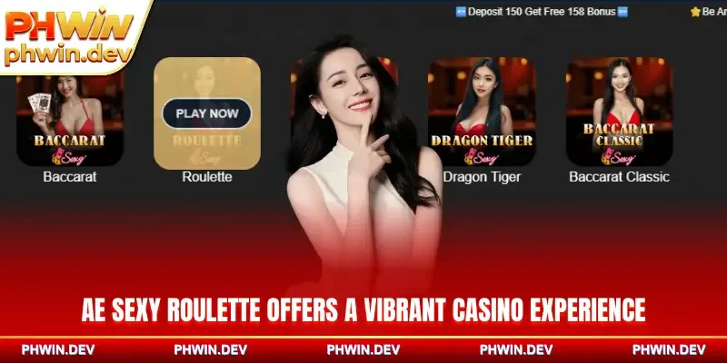 AE Sexy Roulette offers a vibrant casino experience